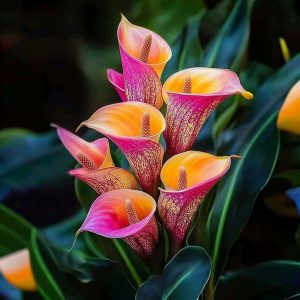 Калла Оникс купить по цене от 450р. в интернет-магазине «Посадика» с доставкой почтой в в Чебаркулье и по всей России – [изображение №1].